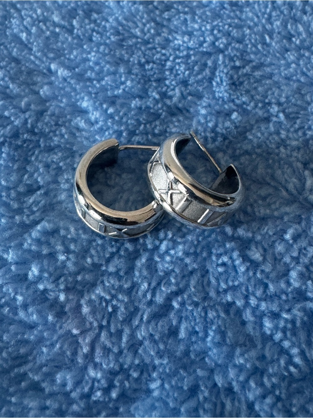Tiffany & Co. Silver Atlas Hoop Earrings